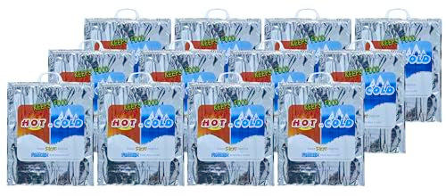 Hot and Cold Insulated Bags for Food Delivery (Large (Meal and Grocery Size))
