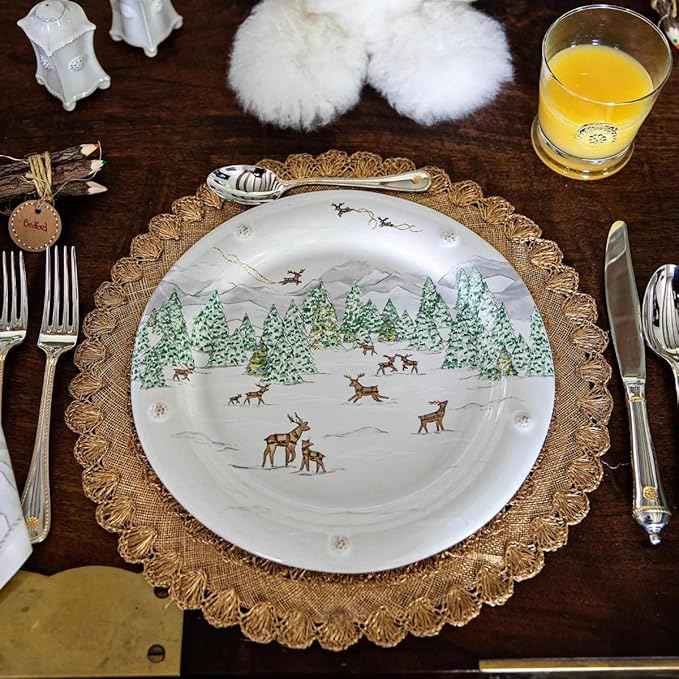 Juliska Berry & Thread 5pc Place Setting - Polished with Gold
