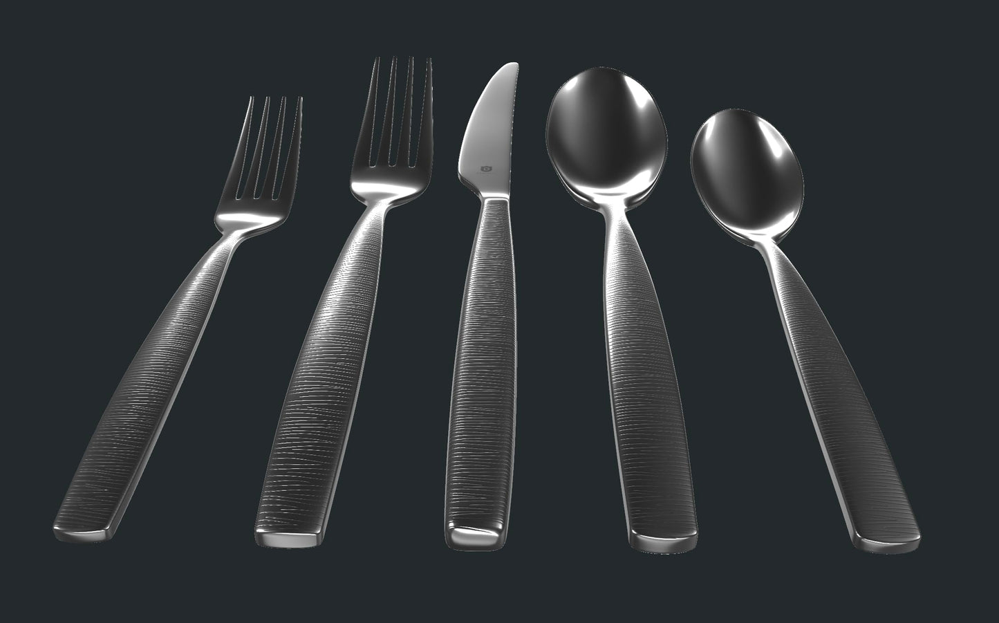 Engraved Silverware Set for 8 (40-Piece)