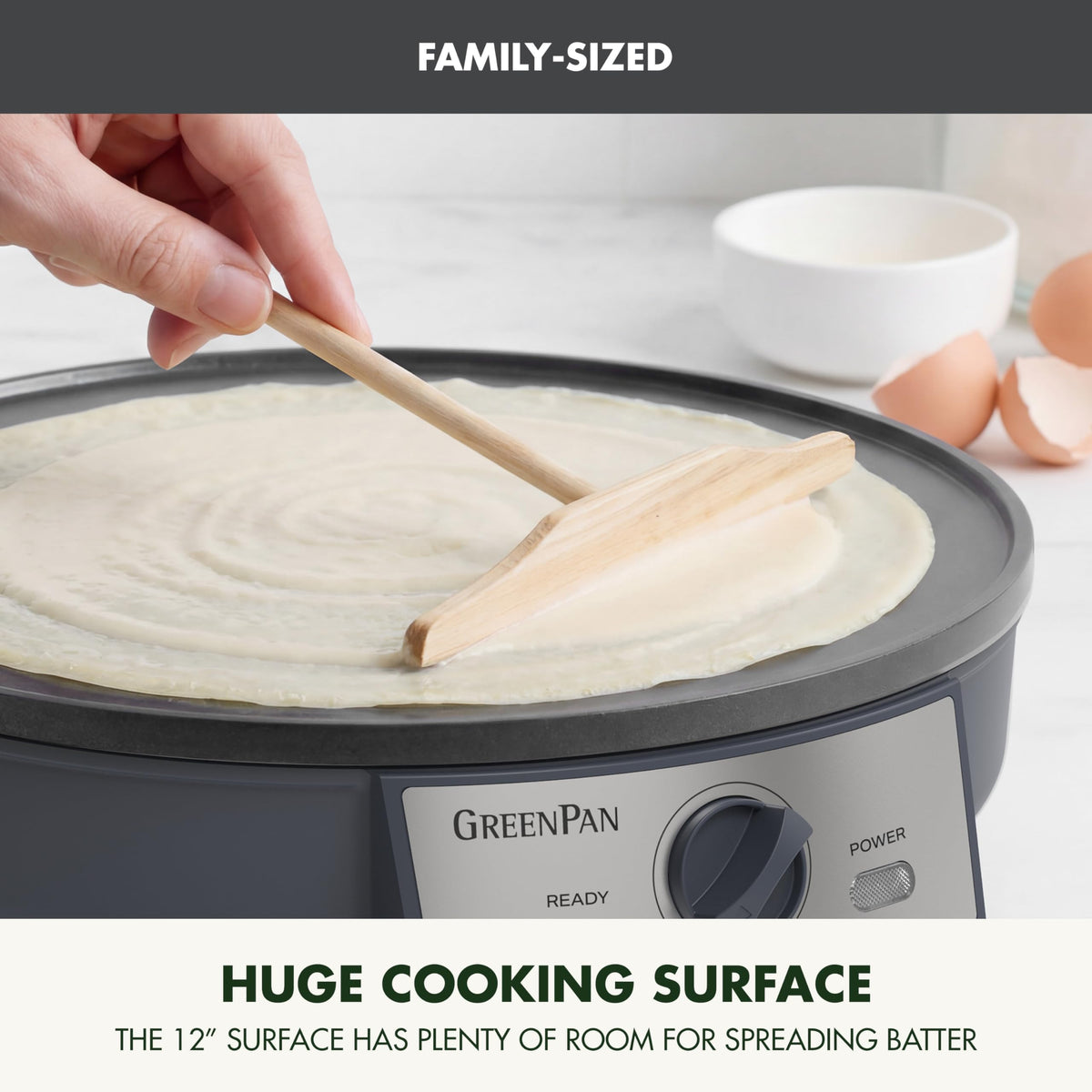 Advanced 12" Crepe Maker (Crepe Maker / Graphite)