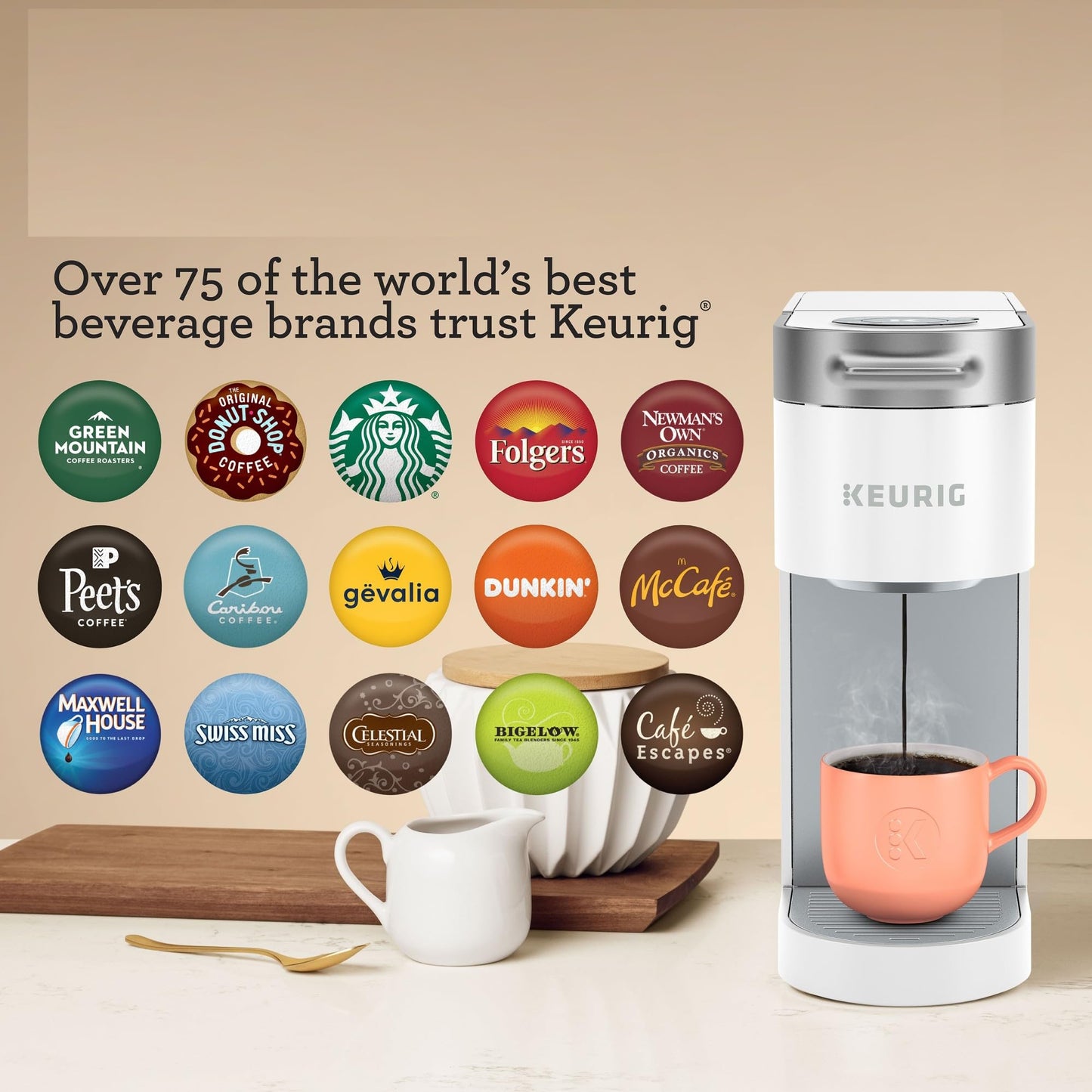 K Slim Single Serve K (White)