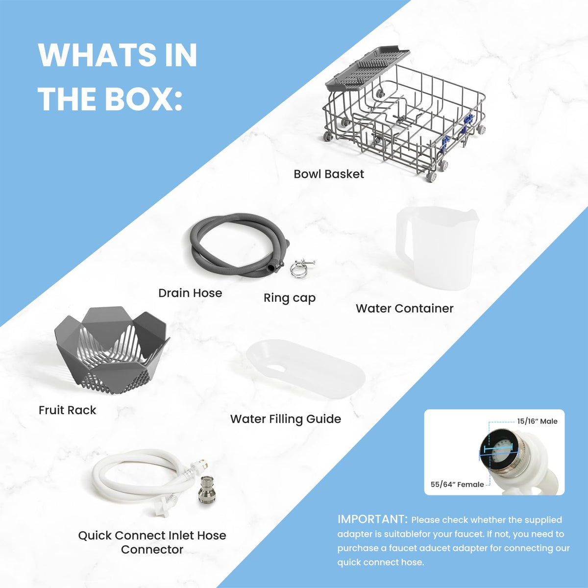 Countertop Dishwasher (Whole White)
