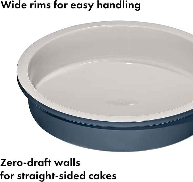 OXO Good Grips Non-Stick Pro Ceramic Coated Metal Bakeware 9” Round Cake Pan – Storm Blue