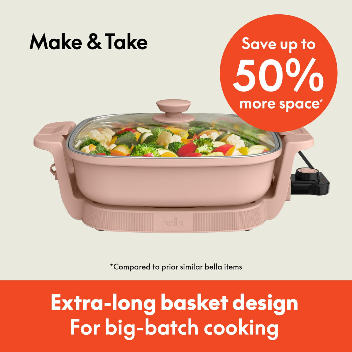 Fits Anywhere SAUTE Make & Take Skillet (12" x 12" / Blossom)