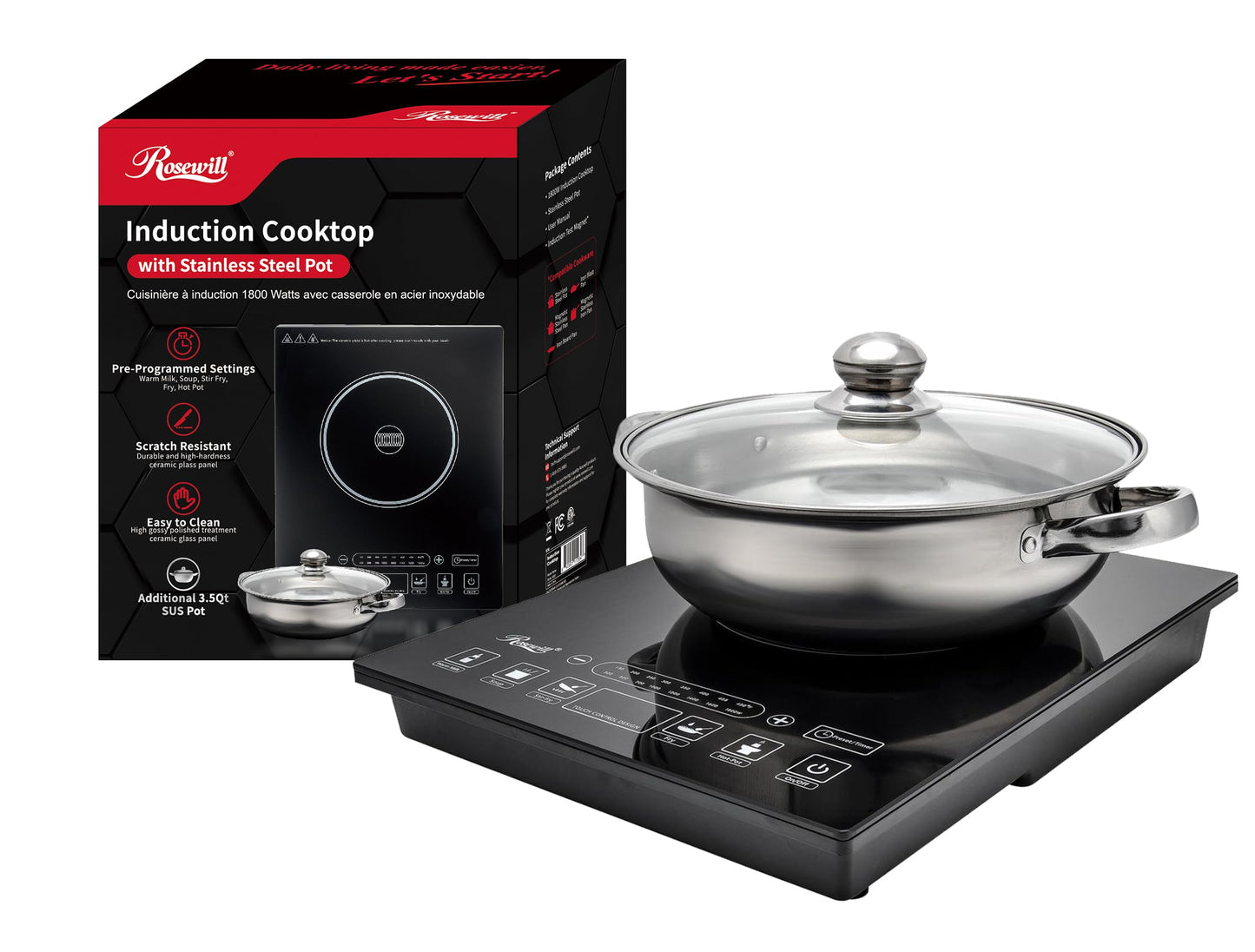 Induction Cooker 1800 Watt (RHAI-15001)