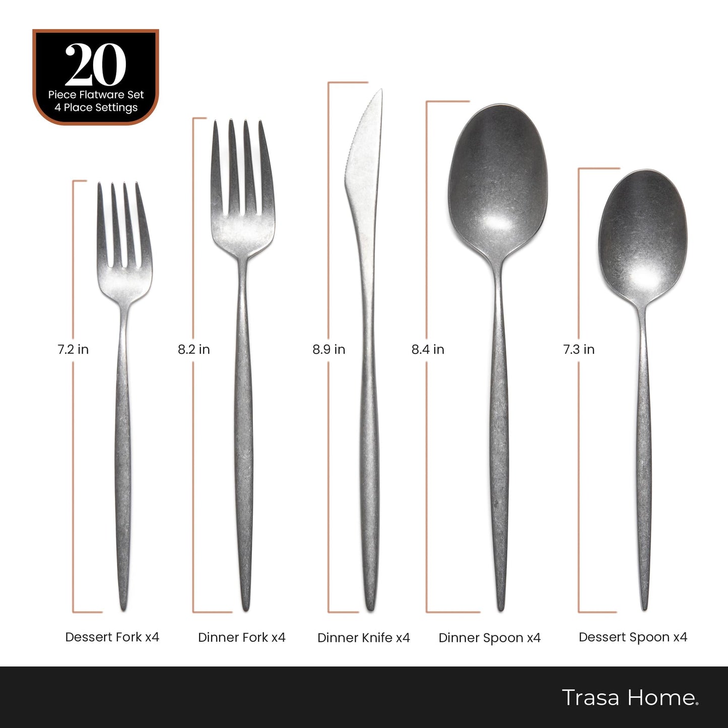 Luxury Vintage Flatware 20 (Vintage Silver)