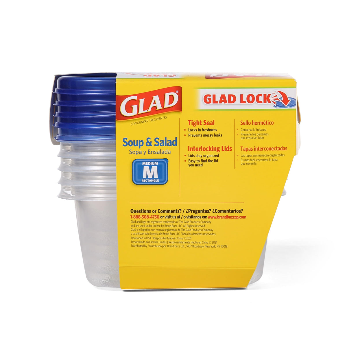 GladWare Medium Rectangle Food Storage Containers (Rectangle / 24 oz - 30 Count)