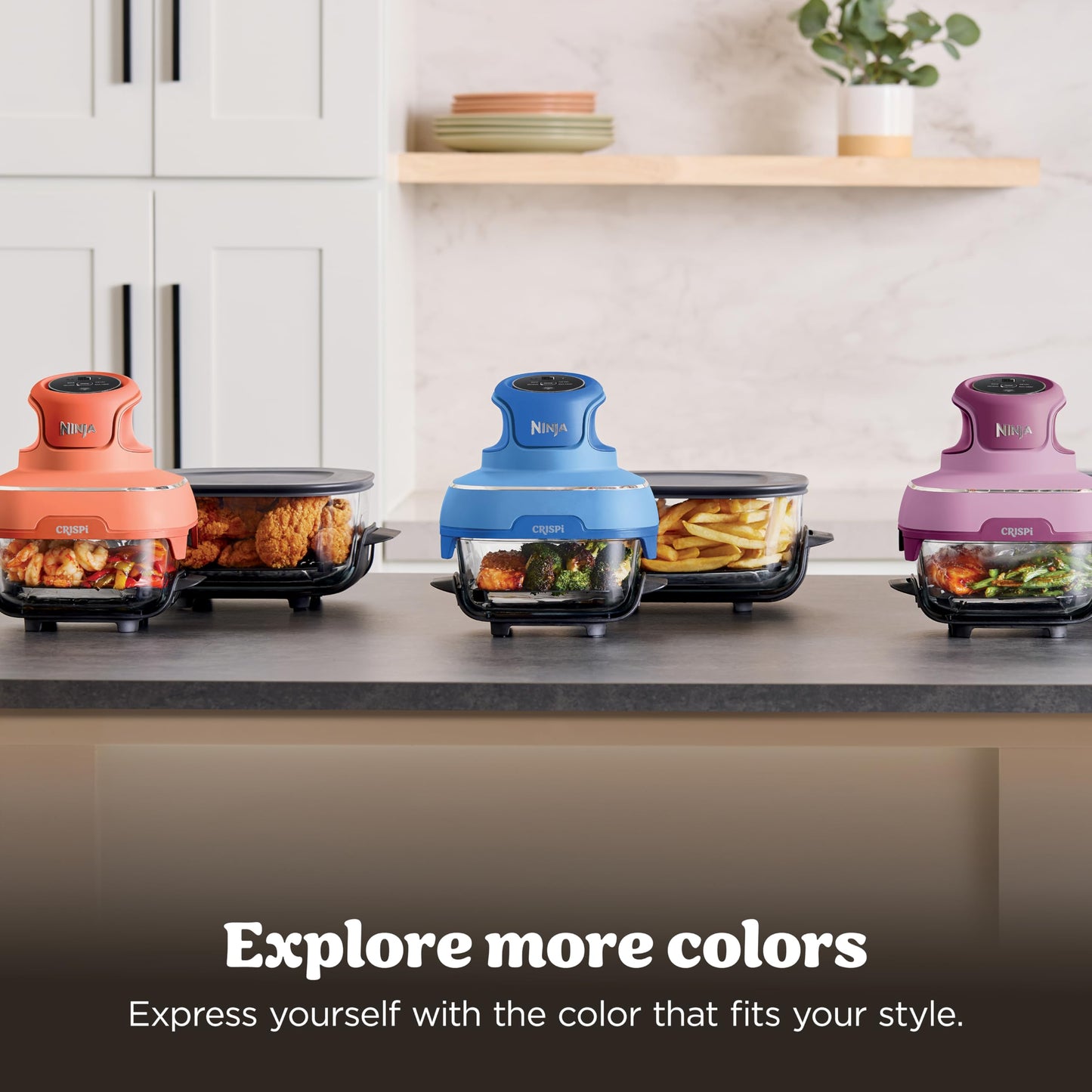 Crispi Glass Air Fryer (Orange Pepper)