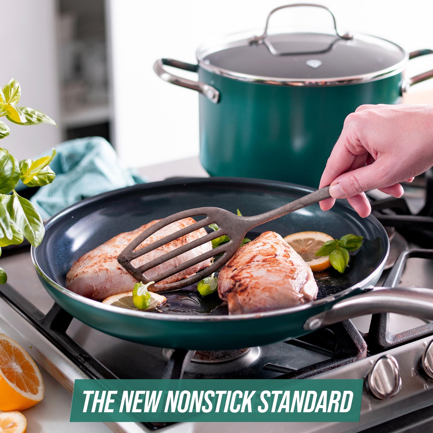 20 Piece Cookware and Bakeware Set (Green)