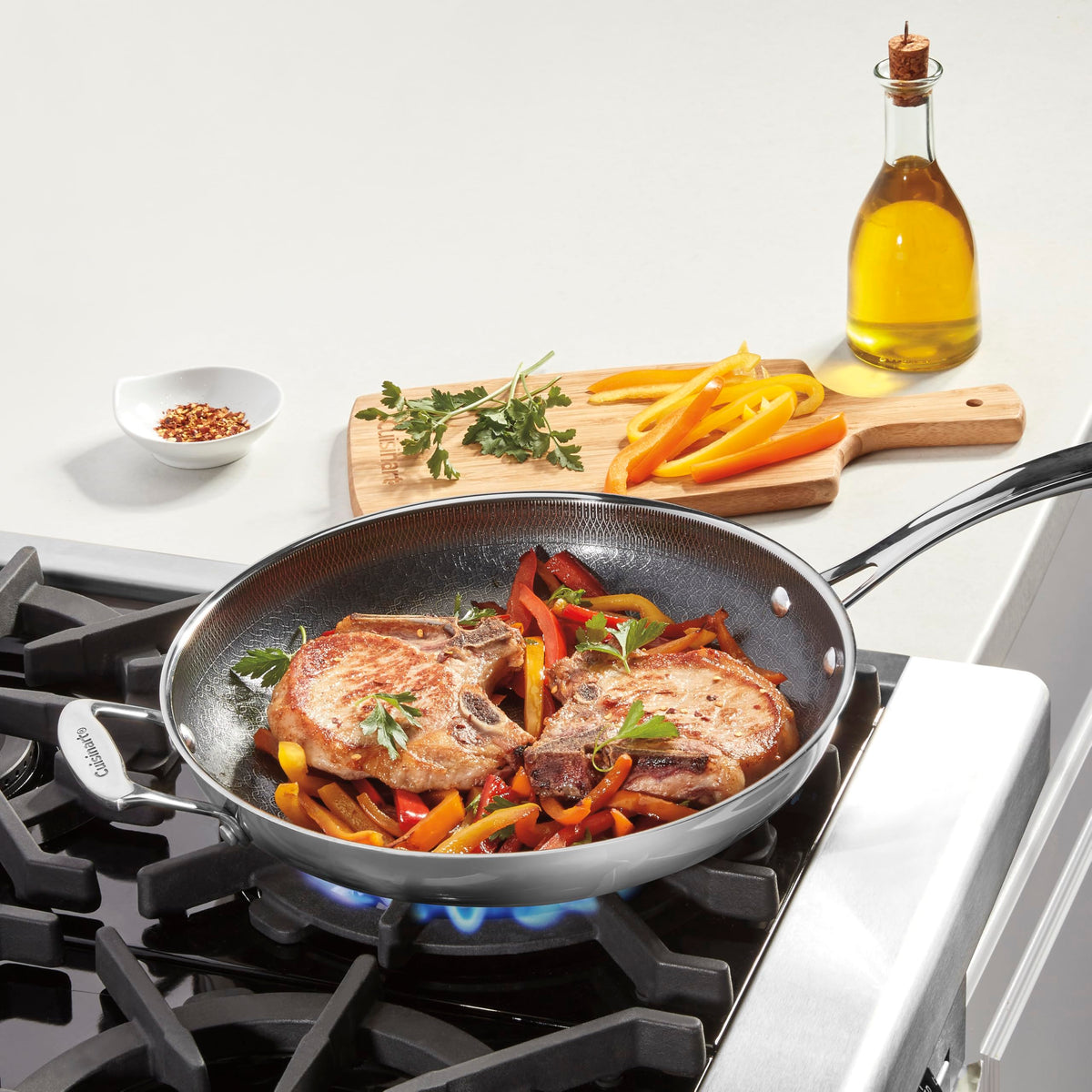 FusionPlus Hybrid Stainless Steel Pan (12-inch Skillet)