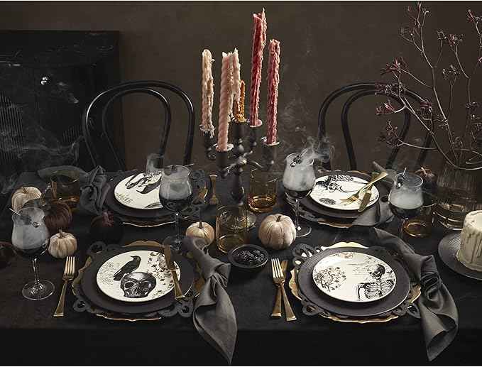 Lenox 895246 Lx Collective Black Dinner Plates, Set Of 4