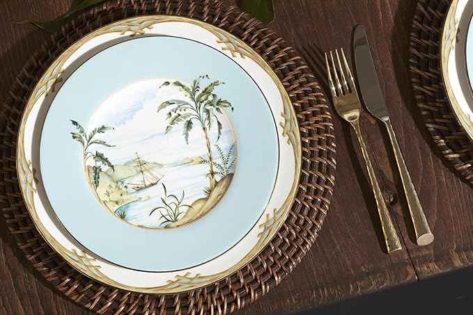 Lenox 897265 British Colonial Tradewind Accent Plates, Set of 4