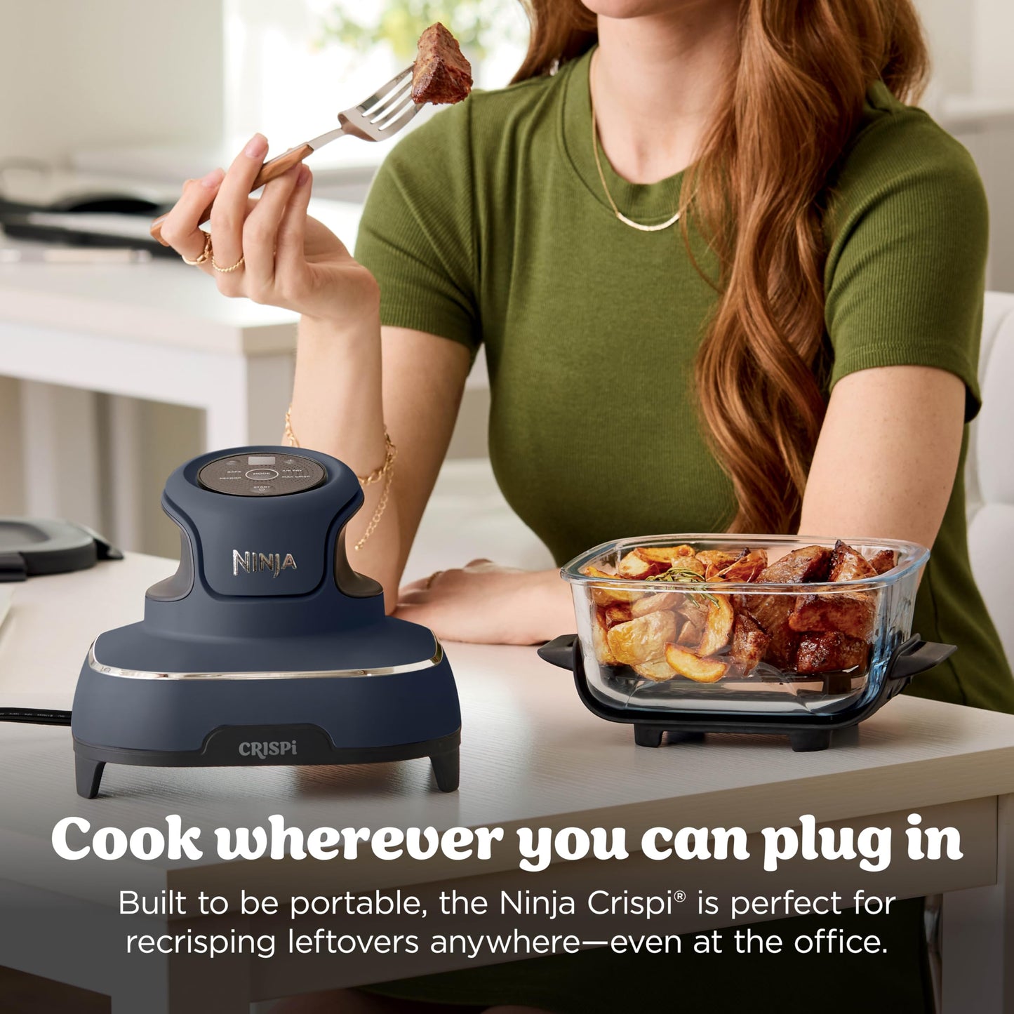 Crispi Glass Air Fryer (Cyberspace Gray)