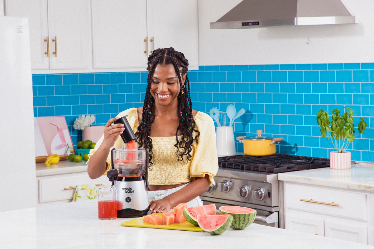 Mini Juicer Countertop Space (Without Cup / Silver)