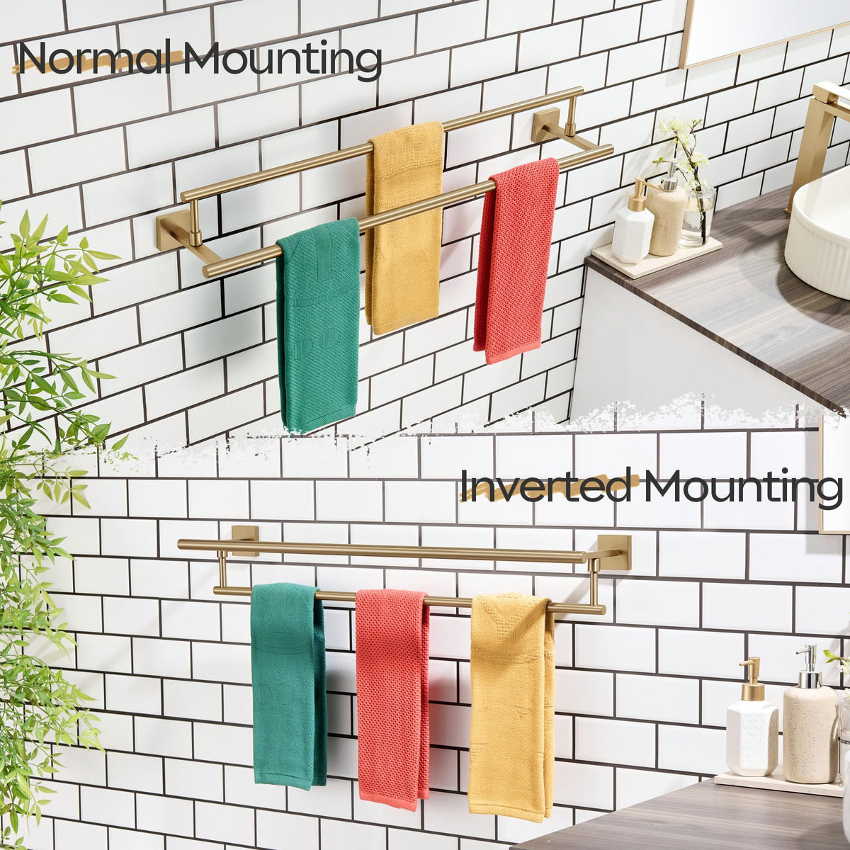 Towel Bars 36 (Champagne Bronze / 36-Inch)