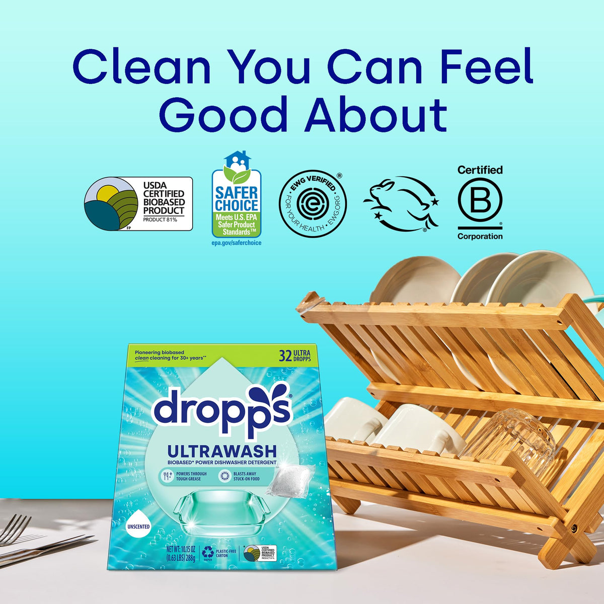 UltraWash Dishwasher Detergent Pods (32 Count)