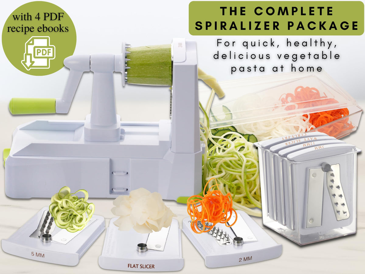 7 Blade Vegetable Spiralizer (White ( 7 Blades ))
