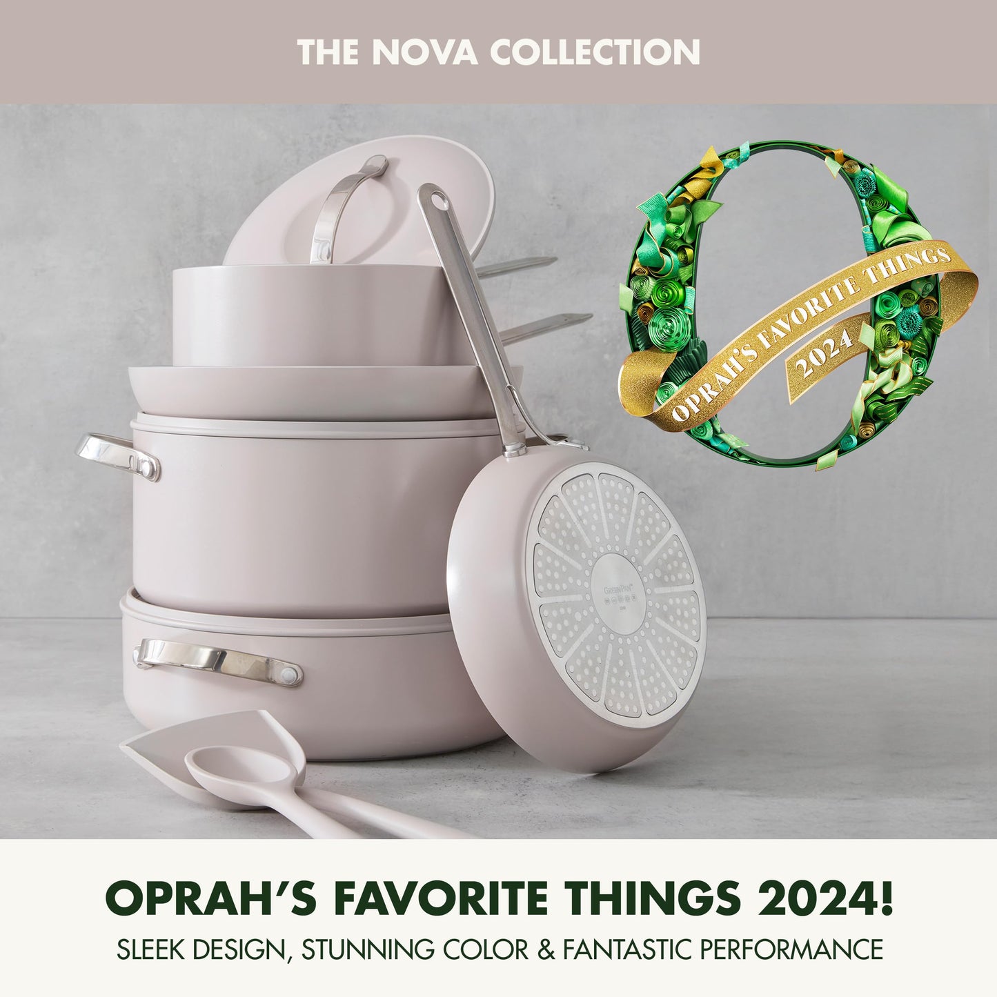 Nova 10 Piece Cookware Pots & Pans Set