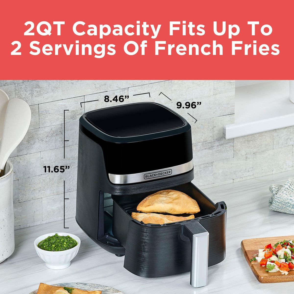 Purifry 2QT Digital Air Fryer (2 QT)