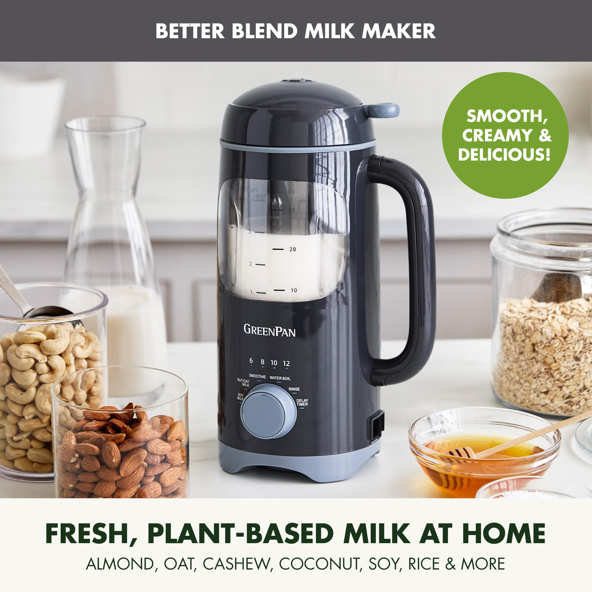 30oz Nut Milk Maker Machine (Graphite)