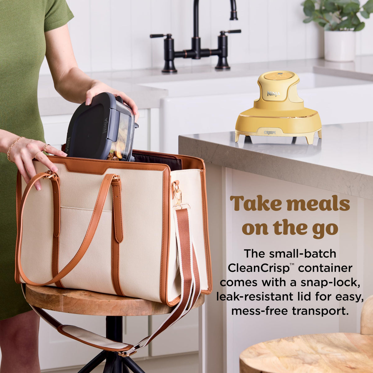 Crispi Glass Air Fryer (Ginger Snap)