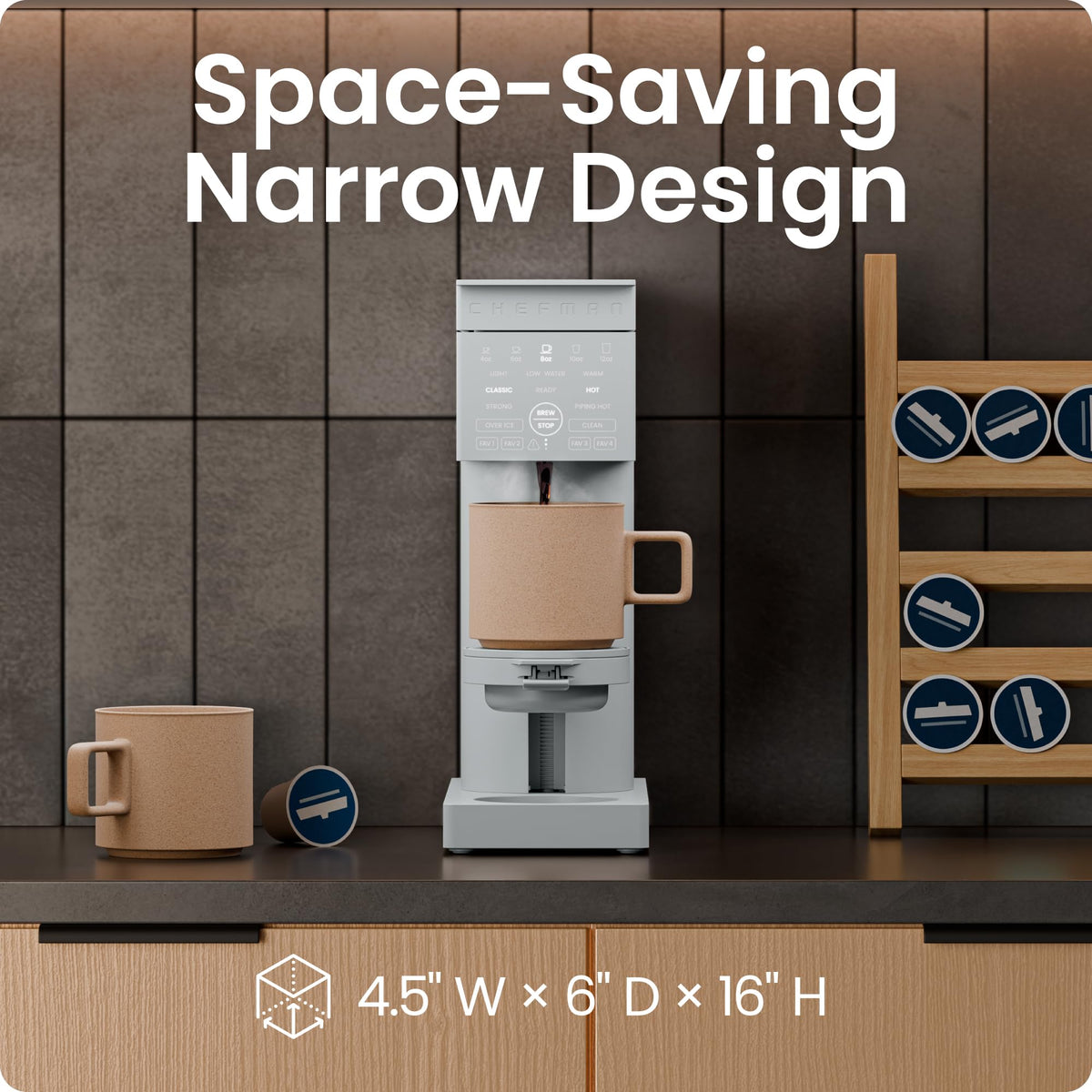 Caffeinator Single Serve Coffee Maker (Concrete)