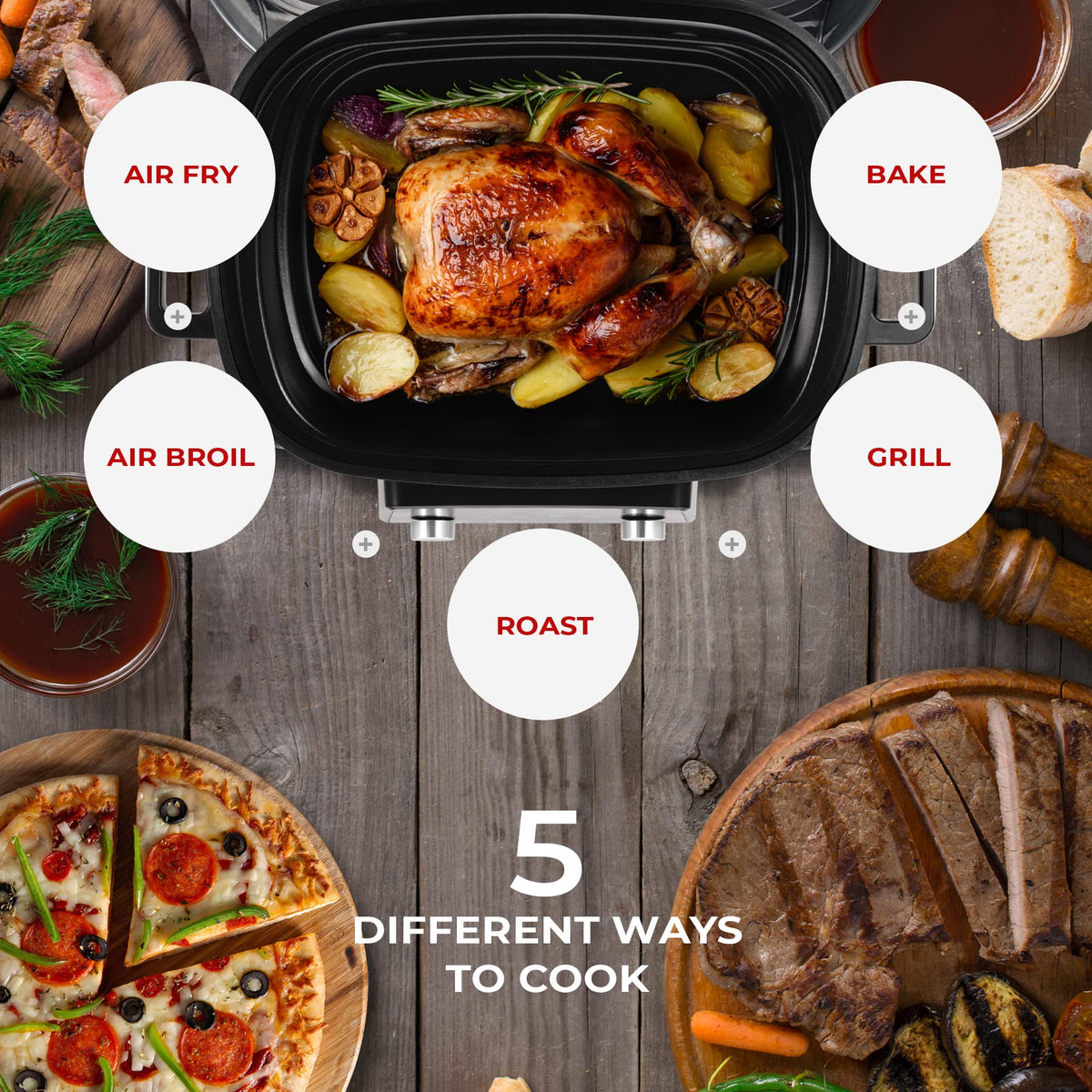 Countertop Air Fryer and Air Grill