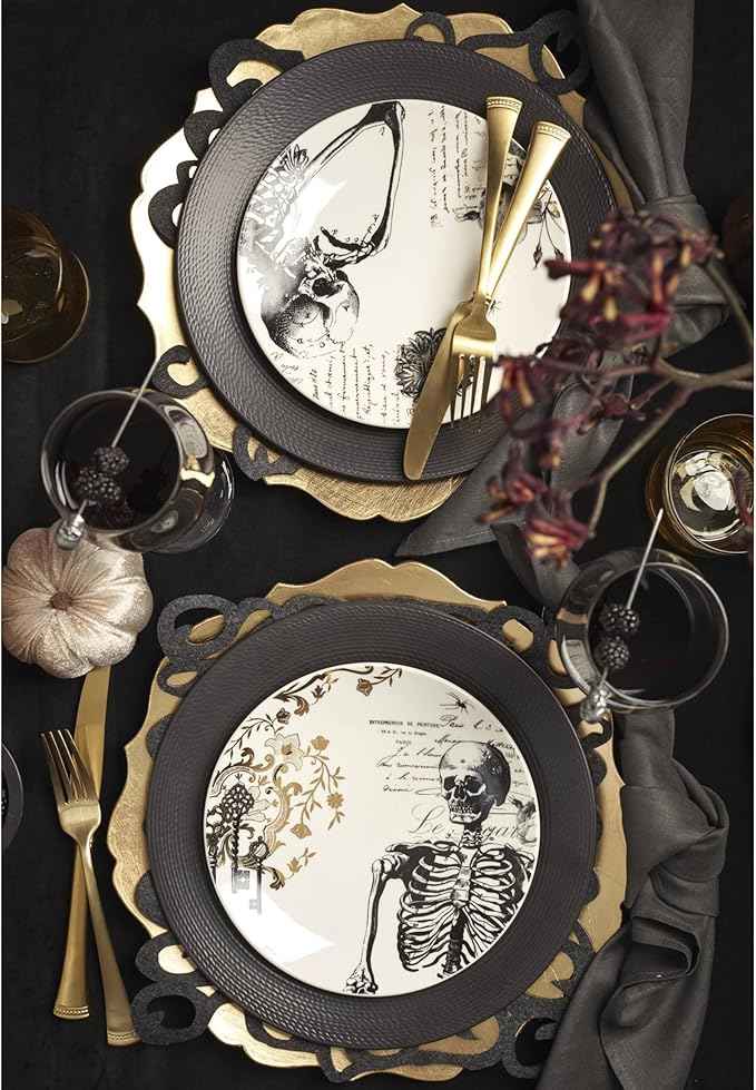 Lenox 895246 Lx Collective Black Dinner Plates, Set Of 4