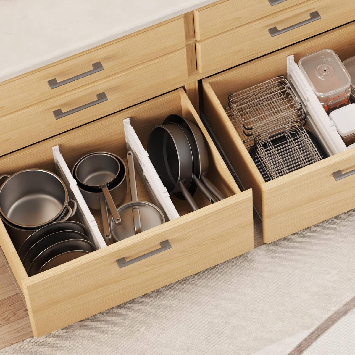 8" Tall Drawer Dividers (4 Count)