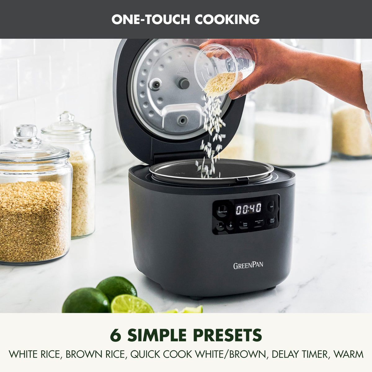 Advanced Rice Cooker (8 Cup Rice Cooker / Graphite)