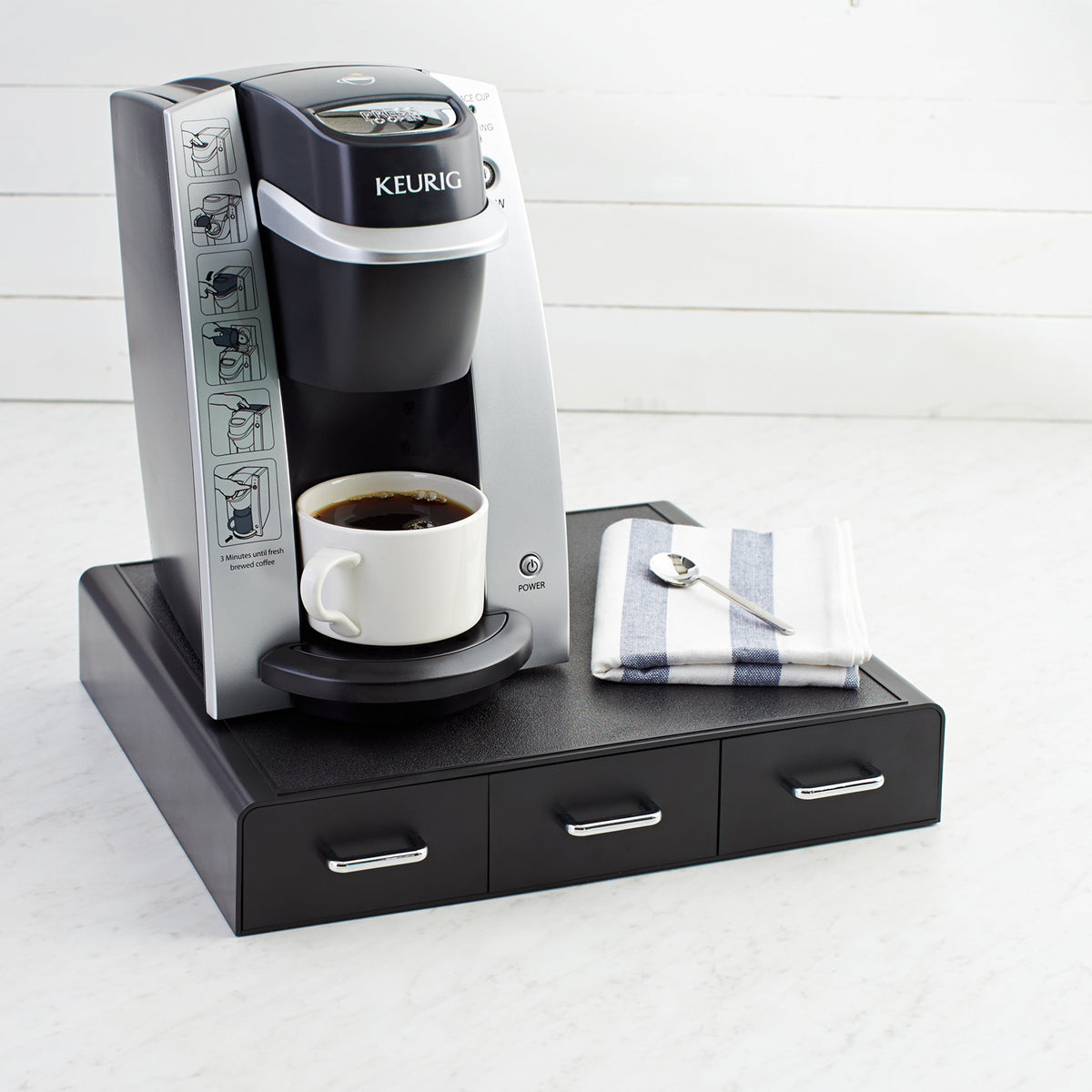 K Cup Compatible Coffee Pod Storage Drawer ((Pack of 1))