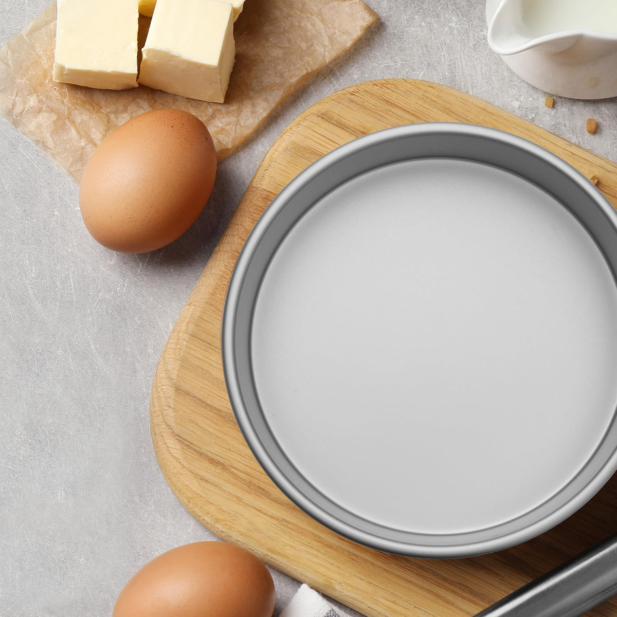 7 x 4 Inch Round Cake Pans (2 Pack - 7" x 4" Deep)