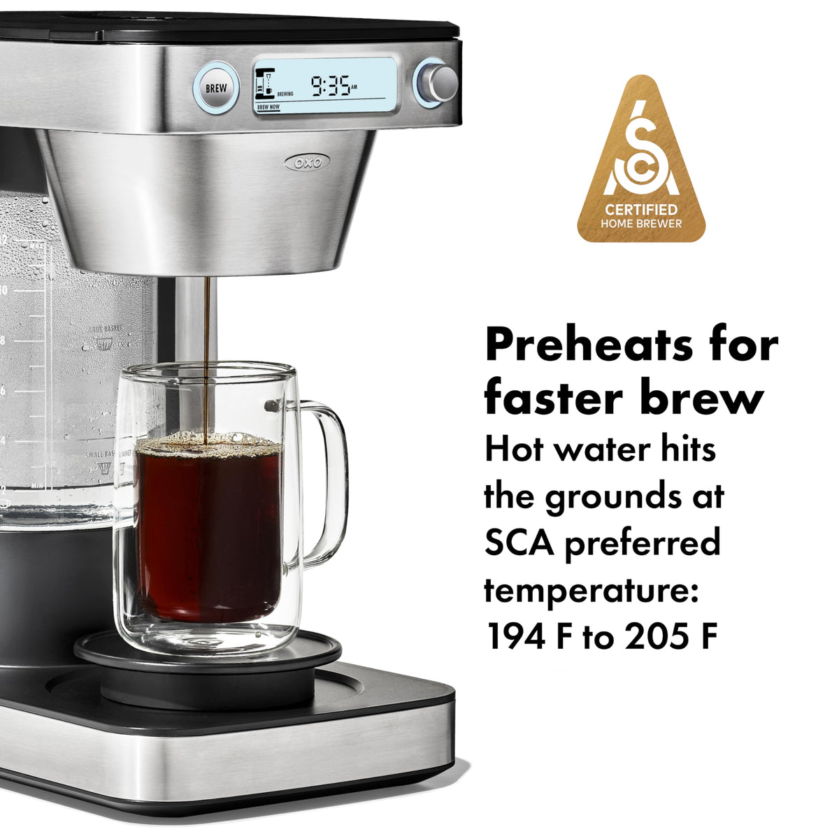 Brew 12 Cup Coffee Maker With Podless Single (Silver / 12-Cup (Maker Only))