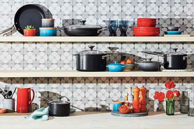 Le Creuset Toughened Nonstick PRO Cookware Set, 3 pc. (10" Fry Pan, 4.25 qt. Saute Pan with Lid)