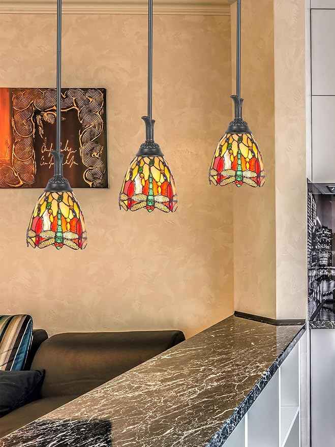 Dale Tiffany FTM10013 Corrall Mini Pendant, Antique Bronze