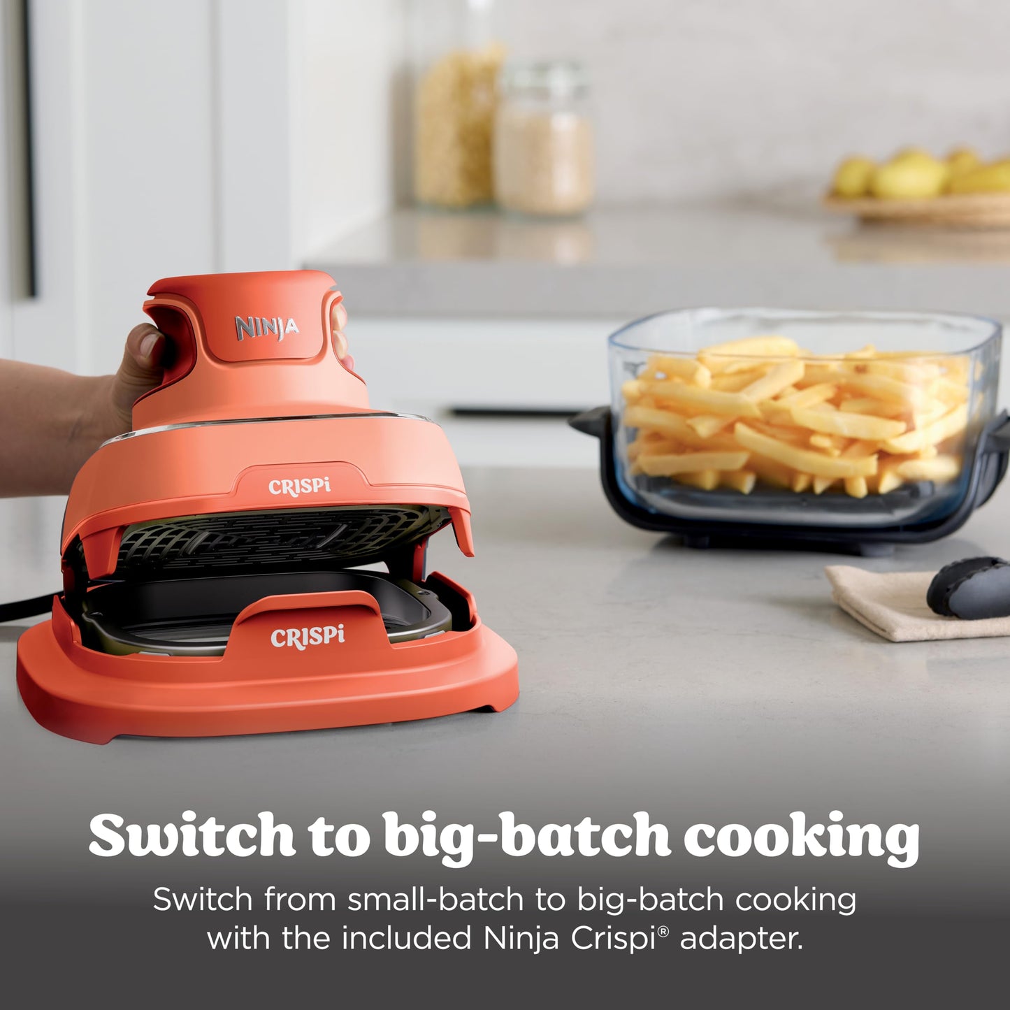 Crispi Glass Air Fryer (Orange Pepper)