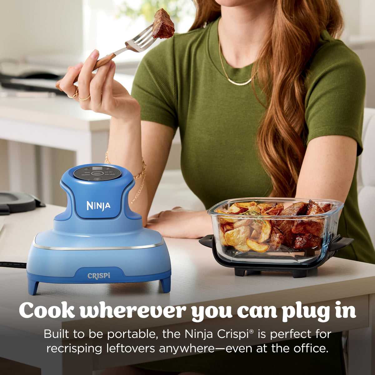 Crispi Glass Air Fryer (Electric Cobalt)