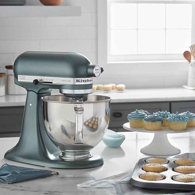 KitchenAid Artisan Series 5 Quart Tilt Head Stand Mixer, KSM150PS, Juniper