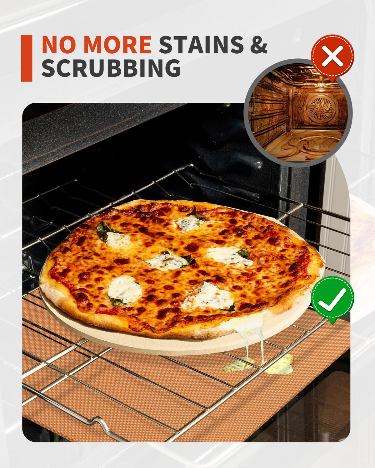 3 Pack Oven Liners for Bottom of Oven (3 Count)