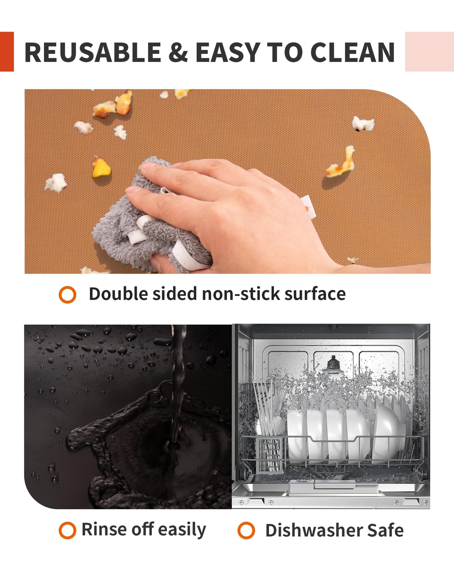 3 Pack Oven Liners for Bottom of Oven (3 Count)