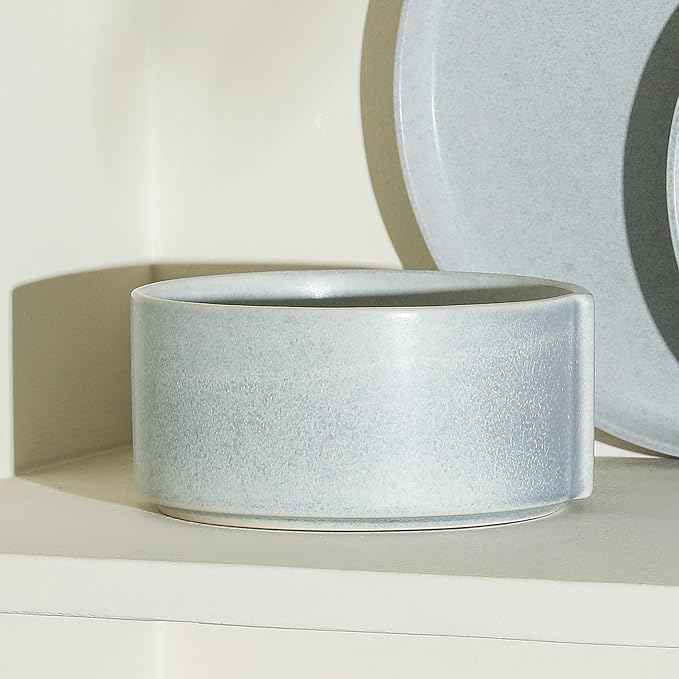Stone Lain Bao 4-Piece Bowl Set Stoneware, Blue-Grey
