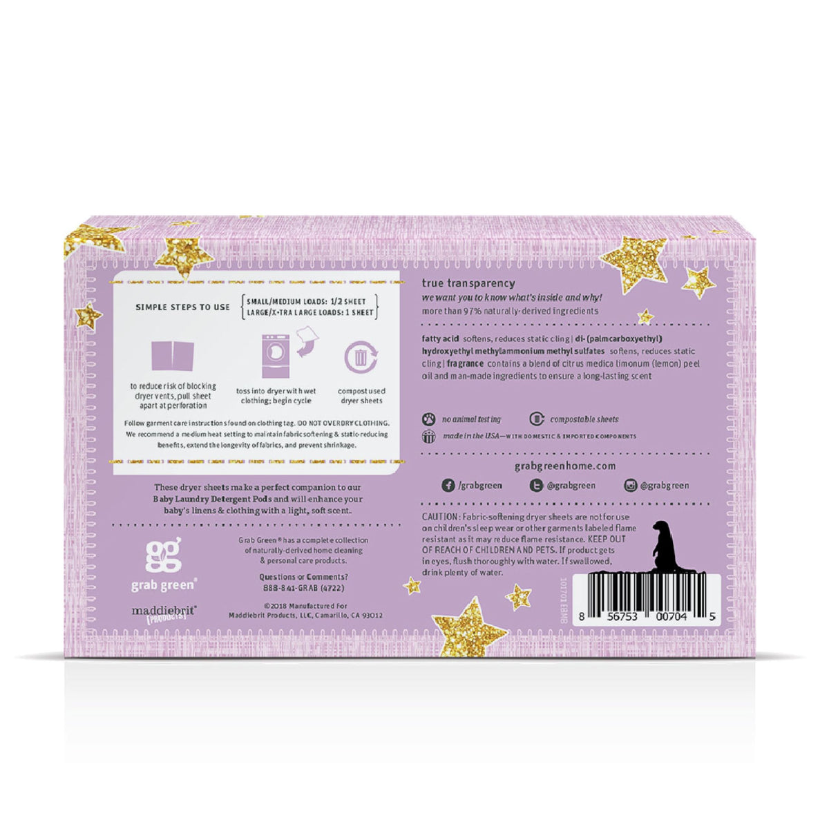 Baby Dryer Sheets (80 Count (Pack of 1))