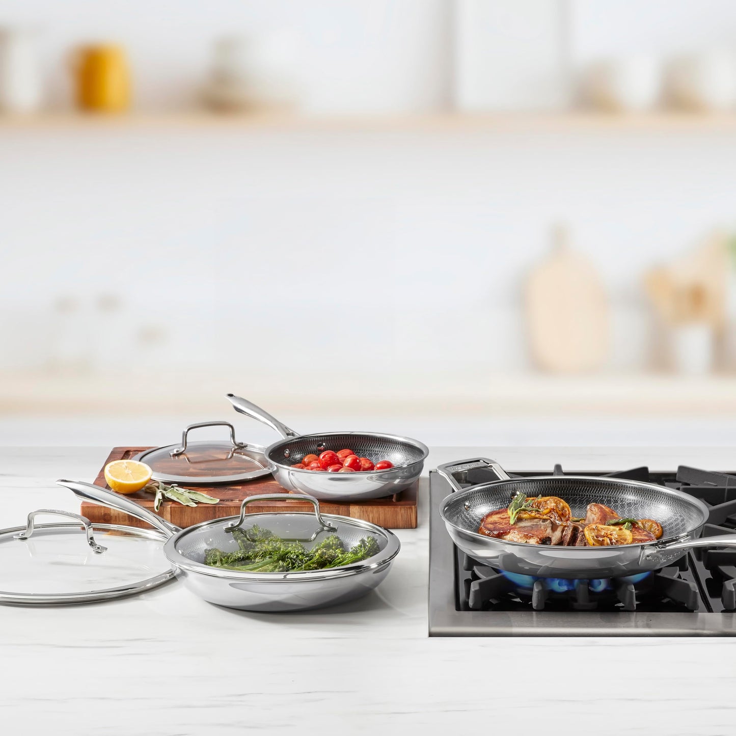 Skillet Set PurelySear Hybrid Tri (6 pc Skillet Set)