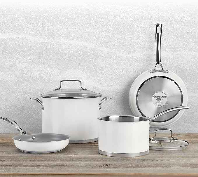 Cuisinart Matte White Stainless Steel 11 Piece Set