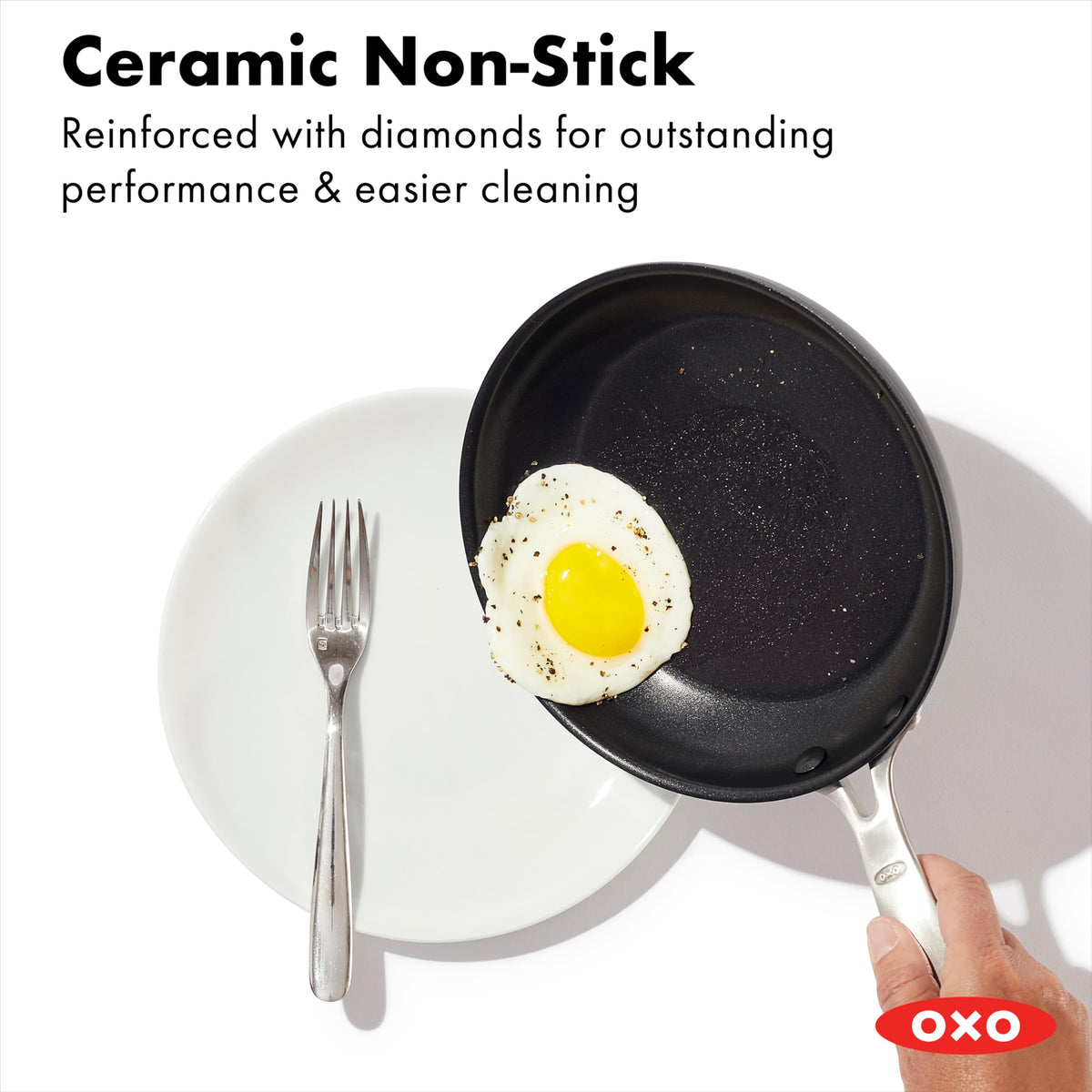 Enhanced 8" Frying Pan Skillet (Black / 8" Frying Pan Skillet)