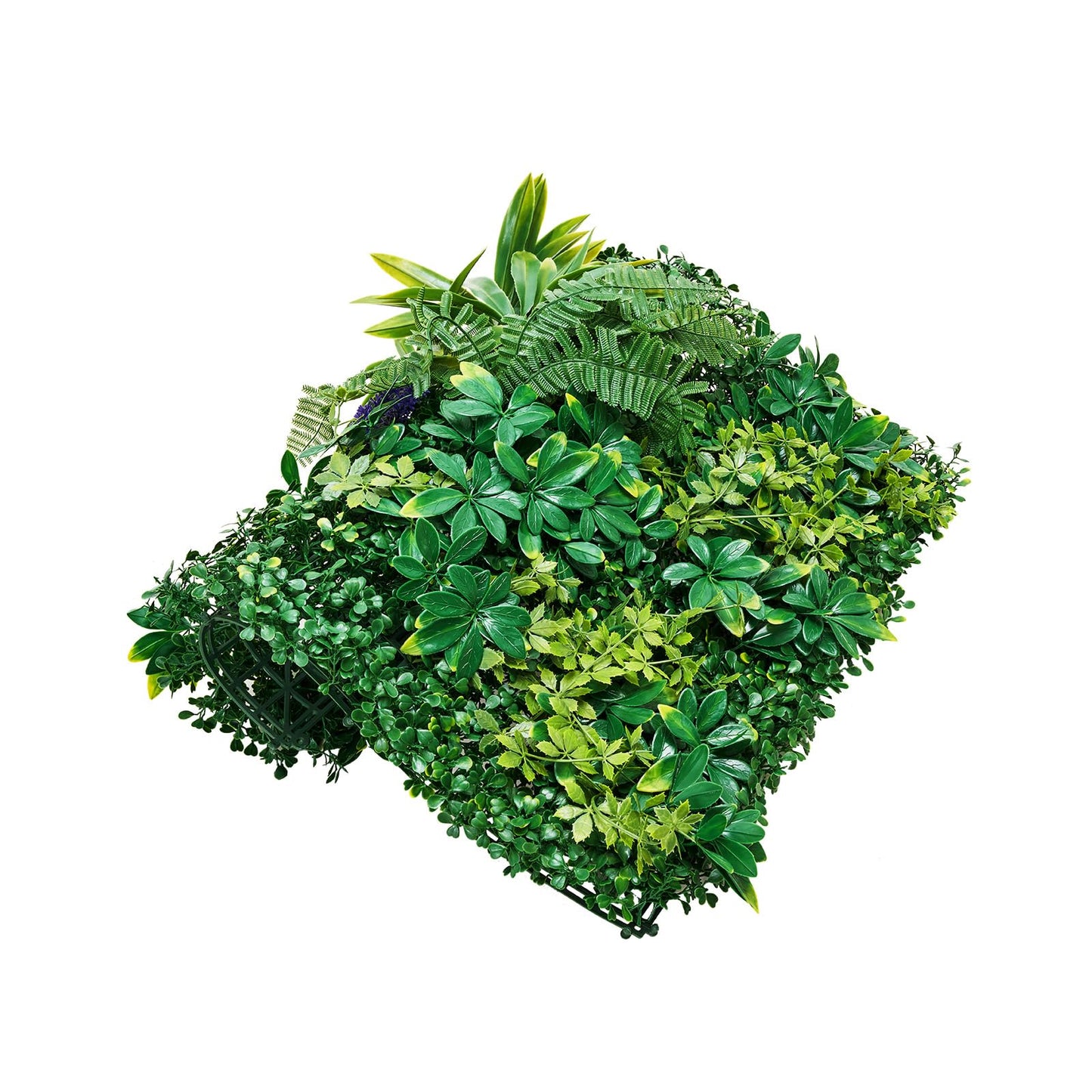 Artificial Grass Wall Panels (Mixed Leaf / 20*20IN 12P)