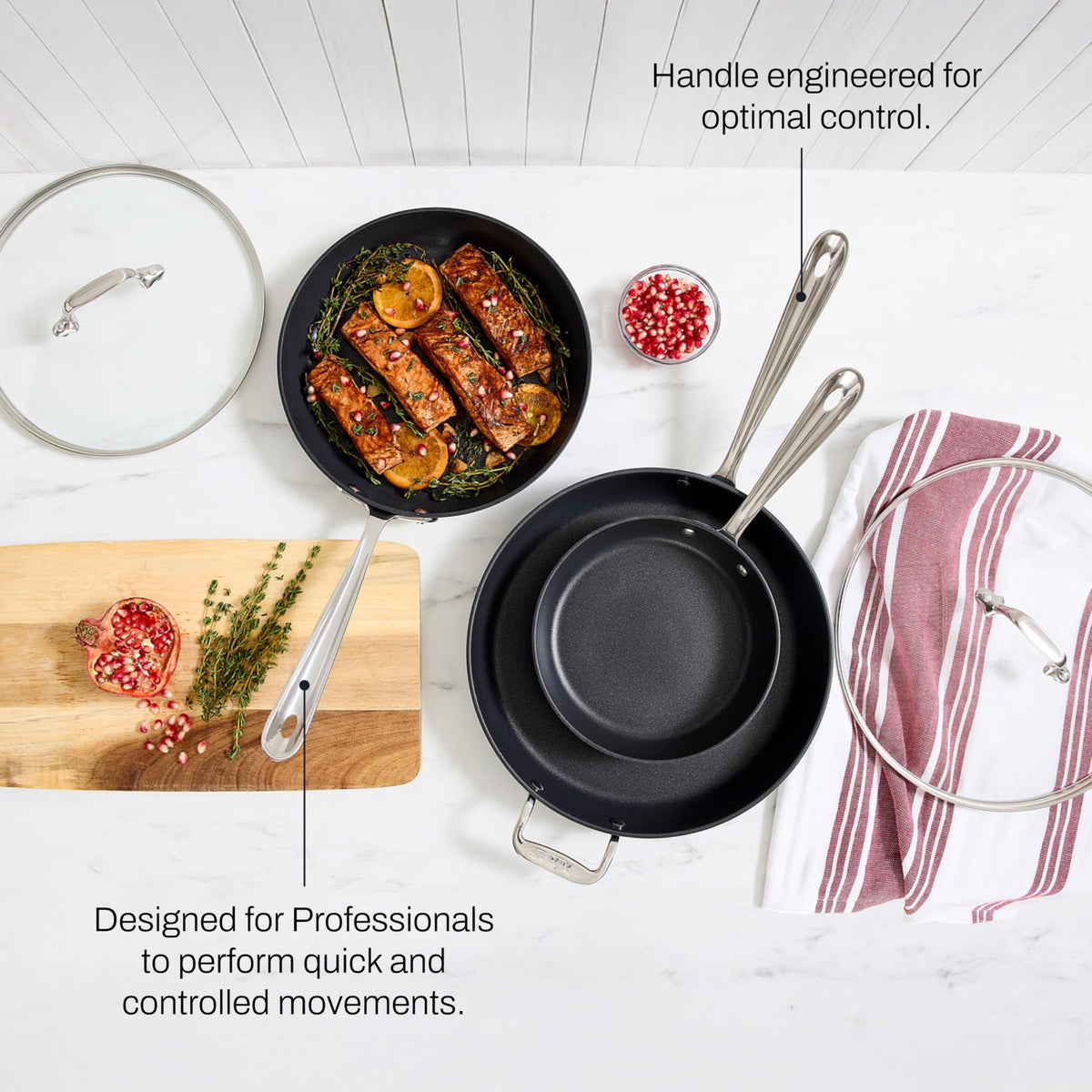 HA1 Hard Anodized Nonstick (8 Piece Set)