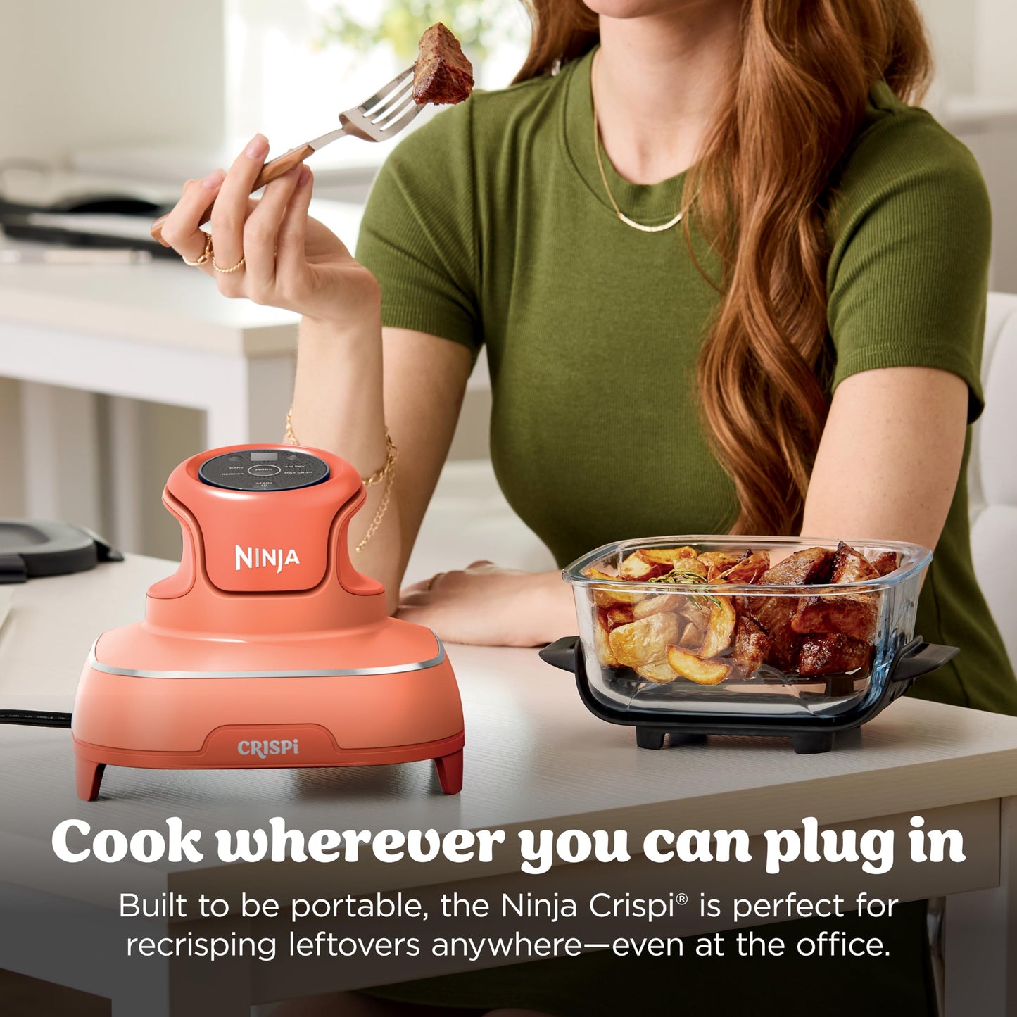 Crispi Glass Air Fryer (Orange Pepper)