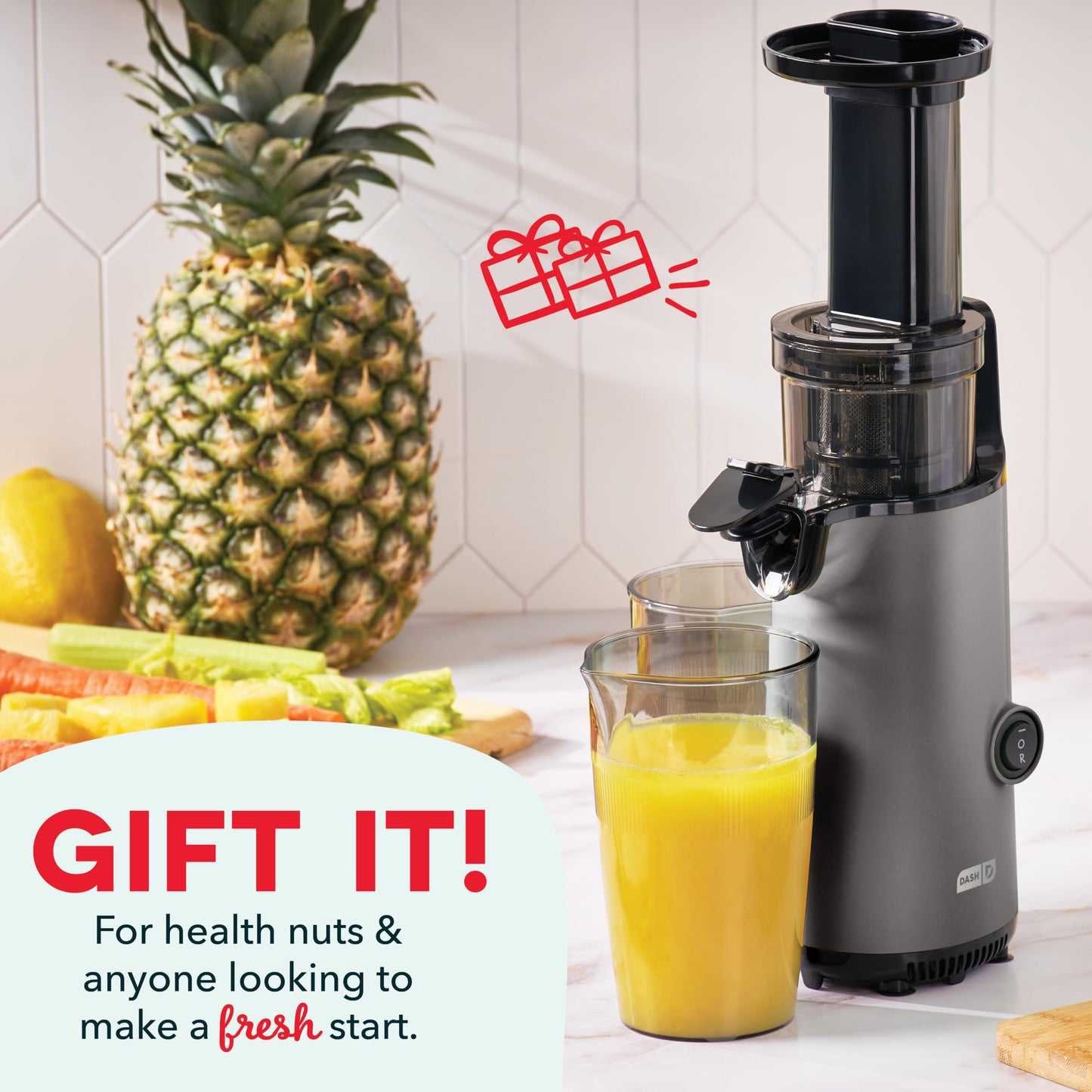 Deluxe Compact Cold Press Juicer (Compact / Graphite)