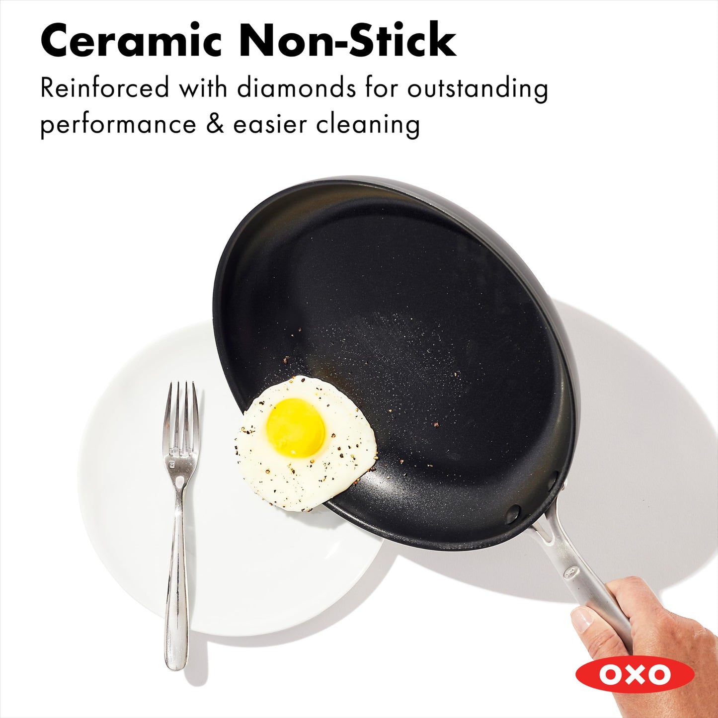 Enhanced 10" Frying Pan Skillet (Black / 10" Frying Pan Skillet)